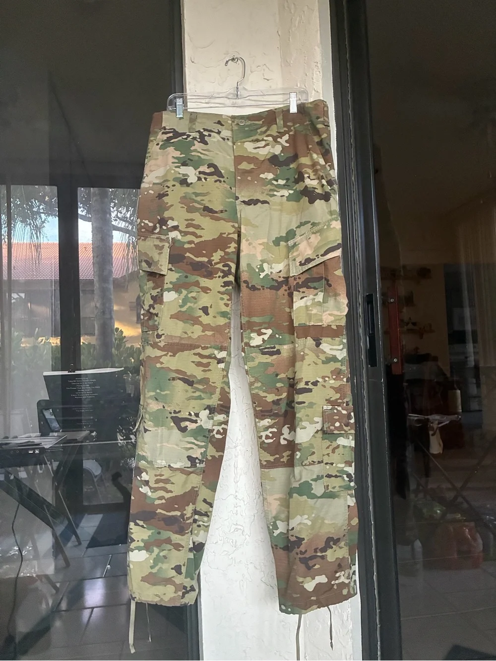 US Army OCP Camo Cargo Pants Medium Long Utility Combat Trousers